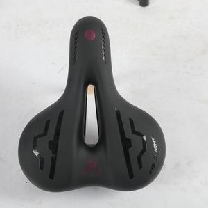 Sillín de <span class=keywords><strong>bicicleta</strong></span> profesional agrandado de cuero PU <span class=keywords><strong>amortiguador</strong></span> de goma suave transpirable impermeable MTB <span class=keywords><strong>asiento</strong></span> <span class=keywords><strong>con</strong></span> agujero - Product Image 5