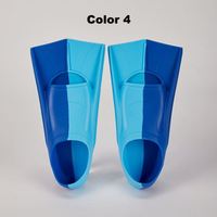 BEFINE Diseño clásico Aletas de natación de silicona Bolsillo completo para el pie 36-38 Tamaño europeo Tamaño ancho Snorkel Buceo Aletas de natación