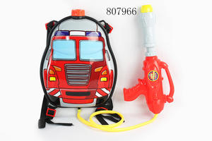 Çocuklar yaz kum oyuncakları yüksek kaliteli plastik oyun oyuncak itfaiye kamyonu polis arabası kamuflaj sırt çantası su tabancası yetişkinler için yaz oyuncaklar - Product Image 2