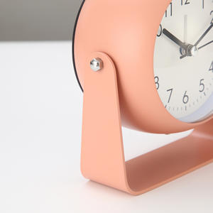 Relógio Despertador Simples de Quartzo, Relógio Despertador Rotativo, Relógio de Mesa Silencioso para Estudantes e Crianças, Relógio Despertador, Presente de Feriado - Product Image 5