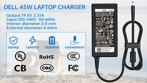 <span class=keywords><strong>Chargeur</strong></span> pour ordinateur portable 45W/65W Adaptateur secteur CA 4,5 mm OTP pour <span class=keywords><strong>DELL</strong></span> Inspiron 11/<span class=keywords><strong>13</strong></span>/14/15/17 3000 5000 7000 LatitudeE5450 <span class=keywords><strong>XPS</strong></span> <span class=keywords><strong>13</strong></span> - Product Image 3