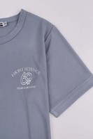 Camiseta de rendimiento para hombre, camisa gris desgastada de gran tamaño, con Logo personalizado de primera calidad, muestra gratis