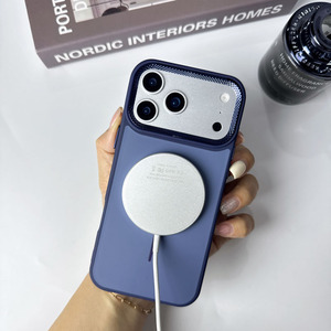 Custodia Magnetica Bicolore di Lusso per <span class=keywords><strong>iPhone</strong></span> 17 16 15 14 13 <span class=keywords><strong>12</strong></span> <span class=keywords><strong>Pro</strong></span> <span class=keywords><strong>Max</strong></span> con Protezione Rialzata per <span class=keywords><strong>Fotocamera</strong></span> e Copertura Completa Antiurto - Product Image 4