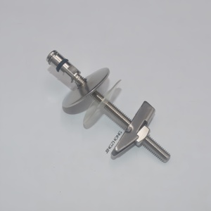 Kit de Bisagras Modernas de Liberación Rápida para Asiento de Inodoro, Herrajes de Baño de Plástico y Metal para Hoteles - Product Image 4