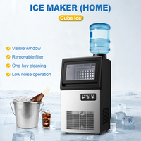 Máquina para Hacer Cubos de Hielo Industrial y Comercial Multifuncional de Excelente Calidad, Uso Comercial, Potente, 5 kg, Alta Automatización