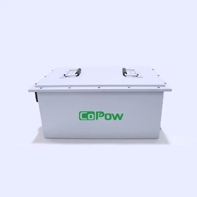 COPOW APP BMS pintar, baterai mobil golf ion lithium penyimpanan energi 100AH 200 300AH lifepo4 12.8v 24v 36v 48v 51.2V 105Ah