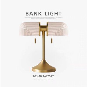 Bank Light Desk Lamp Led 220V Ac <b>Switch</b> Control Retro Style Office Bedroom Lighting - Product Image 1