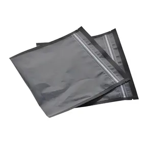 Custom Clear Transparant Nylon Pe Gelamineerd Food Grade 3 Side Seal Keuken Opslag Verpakking Sealer Vacuümzakken Met Rits