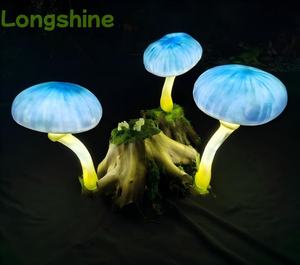 อวาตาร์ไฟ LED ประดับเห็ดรูปป่าลึกลับหูขนาดใหญ่ไฟตกแต่งสวนกลางแจ้ง - Product Image 1