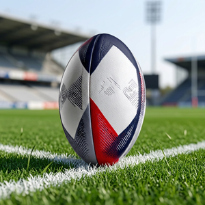Ballon de rugby professionnel personnalisé cousu à la main Champ King pour match et entraînement, léger, durable, respectueux de l'environnement - Product Image 3