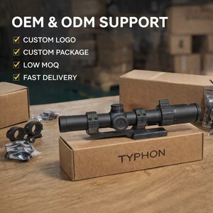 Mira Telescópica Táctica para Caza TYPHON XG 1-8x24 30mm SFP LPVO |   Lentes de Vidrio ED de Dispersión Extra Baja, Resistentes al Agua y a los Golpes, para Exteriores - Product Image 6