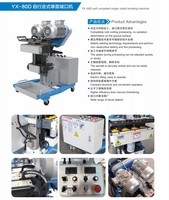 Machine à chanfreiner, bord de plaque métallique pour acier inoxydable, double tête, coupe simple, machine à chanfreiner
