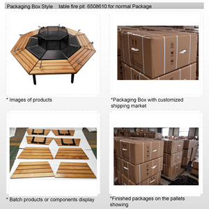 High Quality 8 Seater Wooden Top <b>BBQ</b> Dining <b>Table</b> 650869 <b>BBQ</b> Dining <b>Table</b> 650869 - Product Image 6