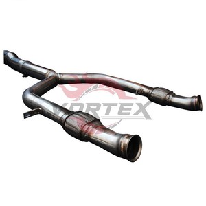 Vortex Direct Bolt-on Stainless Steel Valved Performance Exhaust for Mercedes-AMG C43 W205 V6 Biturbo 2-Year Warranty - Product Image 4