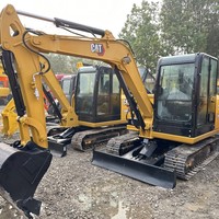 Excavatrice sur chenilles hydraulique de haute qualité d'occasion Caterpillar 305.5E d'origine américaine à vendre