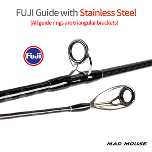 คันเบ็ดตกปลา Top MADMOUSE Sniper <span class=keywords><strong>XT</strong></span> 96H/96MH <span class=keywords><strong>Fuji</strong></span> Parts Cross Carbon Shore Jigging Rod Lure 20-120g PE 1-5 #   คันเบ็ดตกปลาทะเลน้ำเค็ม - Product Image 4