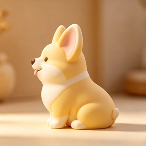 Sculptures de <span class=keywords><strong>Corgi</strong></span> mignonnes personnalisables BZY, disponibles en versions extérieures ou de table, pour statues décoratives en résine - Product Image 2