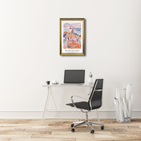 Seni Dinding Berbingkai Henri Mattise Abstrak Warna-warni, Poster Matisse, Cetakan Kanvas untuk Dekorasi Dinding dan Kantor Rumah