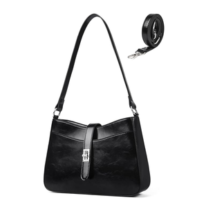 Sac Hobo en Cuir Véritable Noir pour Femme – Sac à Bandoulière de Qualité Supérieure – Sac à Main Populaire pour Dames – Vente en Gros - Product Image 1