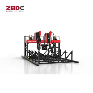 철골 구조물 생산을 위한 ZMDE H 빔 제조 갠트리 타입 용접기