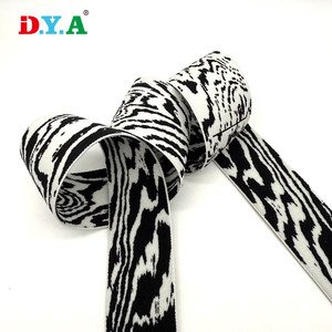 Bande élastique jacquard personnalisée antidérapante avec support en silicone pour sangles de lunettes et vêtements, impression par sublimation - Product Image 5