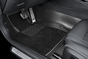 Tapis de sol de voiture adaptés à Toyota Yaris Camry <span class=keywords><strong>CHR</strong></span>, tapis de sol de luxe pour l'intérieur, tapis de sport, tapis de sol de voiture résistants à l'usure et antidérapants - Product Image 5