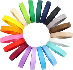 Cinta de grogrén Cinta de poliéster de color sólido para envolver regalos artesanales Cinta de grogrén para fiesta de boda - Product Image 1