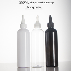 Customizable 3oz 4oz 5oz 8oz 12oz Clear Amber PET Plastic Hair Oil <strong>Bottle</strong> With Twist Top Cap <strong>Squeeze</strong> Applicator Shampoo Lotion - Product Image 6