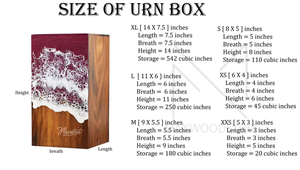 Urna Funeraria de Madera y Resina Epoxi con Acabado Pulido, Estilo Moderno, la Más Vendida - Product Image 3