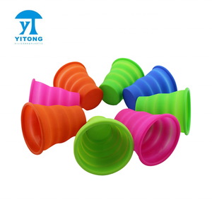 Taza plegable personalizada para cerveza, vaso de café de silicona, vaso de vino de plástico personalizado - Product Image 5