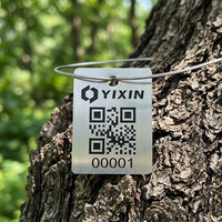 Gravure personnalisée Plaque de code QR en acier inoxydable Gravure gravée à 304 Différents numéros de code QR pour chaque étiquette