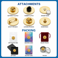 Pins de esmalte personalizados chapados en oro con lazo de concienciación sobre el cáncer de mama, broche metálico, venta al por mayor para eventos de recaudación de fondos