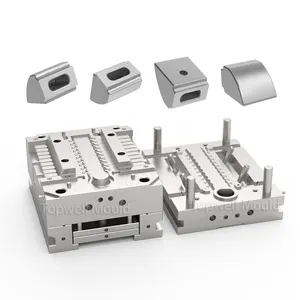 Molde de aço usinado CNC de alta qualidade para peças de para-choques de carros, molde de plástico de injeção PP com preço razoável para uso doméstico