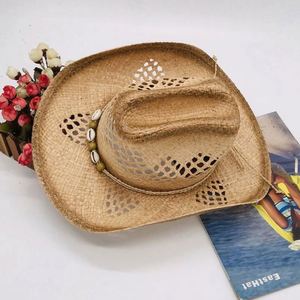 Fashionable Roll up Brim Unisex Raffia <b>Straw</b> Cowboy <b>Hat</b>-High Quality Cheap Price for Sports Travel Fishing & Party Use - Product Image 4