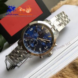 Montre TISSOT pour homme, qualité 5A, haut de gamme, très vendue, design élégant, six aiguilles, chronographe, bracelet étanche, calendrier - Product Image 3