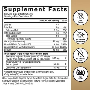Suppléments à base de plantes de bonbons de betterave crus organiques en vrac purs avec des bonbons de coenzyme Q10 de vitamine <span class=keywords><strong>D3</strong></span> et B12 - Product Image 3