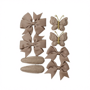 Ensemble de bandeaux pour cheveux en dentelle faits à la main pour enfants, ruban, nœud en queue de poisson, bandeau pour bébé, style européen américain, cadeau 3846 <span class=keywords><strong>Yao</strong></span> <span class=keywords><strong>Ming</strong></span> Thread Belt - Product Image 1