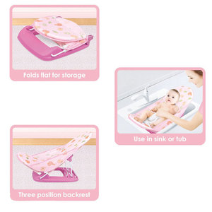Produit pour bébé Chaises de lit pliable Cartoon Surface en maille à séchage rapide Baigneuse pour bébé Jouets 0-12 mois - Product Image 2