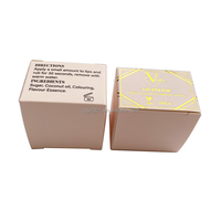 Boîte d'emballage cosmétique biodégradable personnalisée HF-068, boîte cadeau pour soins de la peau, boîtes cosmétiques avec dorure à chaud