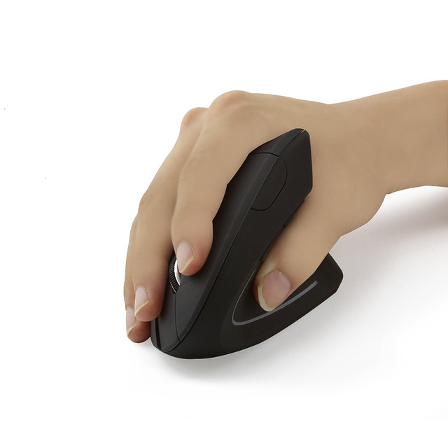 Ergonomic Vertical Wired Mouse 2.4G Right Left Hand 6D USB Optical LED Backlit 1600 DPI Gaming Mouse for Laptop PC