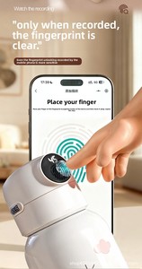 Borraccia Termica Intelligente per Bambini con Serratura a Impronta Digitale, in Acciaio Inossidabile 316L, Isolamento Sottovuoto, Antigoccia, Portatile - Product Image 4