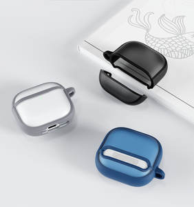 Pour Airpods 4 étui pour écouteurs Pc + TPU anti-chute givré sans fil pour Airpods1/2 <span class=keywords><strong>Pro</strong></span> pour <span class=keywords><strong>Airpods3</strong></span> étui anti-empreintes digitales à texture de peau - Product Image 3