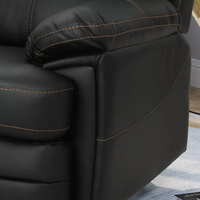 CY Zeitgenössischer Manueller Motorisierter Zero-Gravity-Ledersessel Ausziehbarer Massage-Relaxsessel Moderne Wohnzimmermöbel