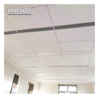 Dalles de plafond acoustiques en fibres minérales 600x600mm, directement de l'usine, pour bâtiments industriels, écoles et projets de plafonds commerciaux