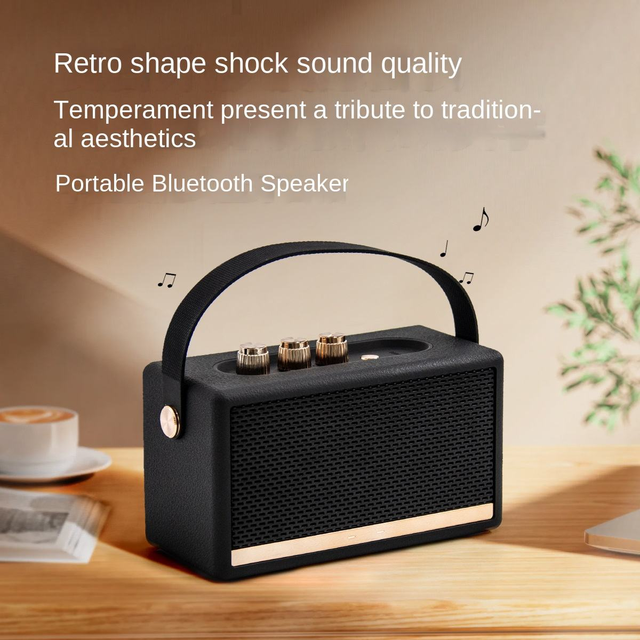 Subwoofer Stereo Sound FM TF Wireless Music Amplifier Speaker For Home Party And Outdoor Camping Portable Audio Speaker