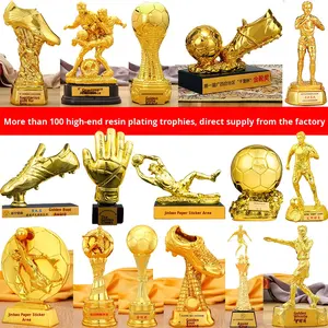 Nuevo Trofeo de Resina para Balón de Oro y Bota de Oro de Fútbol, Personalizado para Portero, Atacante, Campeón de Competición, Conmemorativo, China - Product Image 5