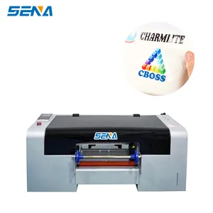 UV DTF A3 taille double buse cristal haute vitesse imprimante d'étiquettes impression d'étiquettes