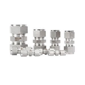 विनिर्माण संयंत्रों में उच्च दबाव उपयोग के लिए अनुकूलन योग्य उच्च गुणवत्ता वाले फर्नियम डबल फेनियम सीधे ट्यूब फिटिंग - Product Image 4