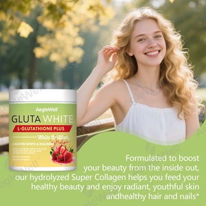 Aeglewell Collagene <span class=keywords><strong>L</strong></span>-glutatione Ridotto <span class=keywords><strong>L</strong></span> Glutatione 99% in Polvere Integratore di Glutatione per lo Sbiancamento della Pelle - Product Image 5