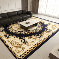 Tapis tissé Wilton minimaliste nordique, fabriqué à la machine, jacquard, écologique, antidérapant, rectangulaire, anti-salissure pour chambre à coucher et usage domestique